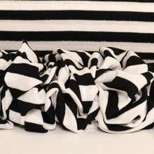 Load image into Gallery viewer, Zebra Lurex Viscose Spandex Knit Deadstock - Black &amp; White
