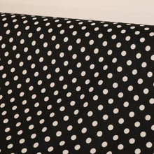 Load image into Gallery viewer, Polka Dot Scuba Stretch Knit - Black &amp; White
