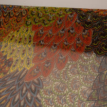 Load image into Gallery viewer, Printed Mesh Deadstock - Feathered Paisley
