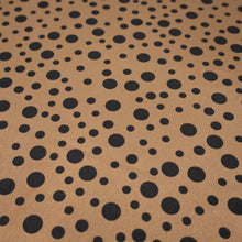 Load image into Gallery viewer, Spot Printed Satin Deadstock - Bronze &amp; Black
