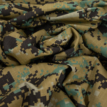 Load image into Gallery viewer, Printed Cotton Poly Ripstop Deadstock - Digital Camo Khaki

