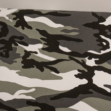 Load image into Gallery viewer, Printed Cotton Heavy Canvas Deadstock - Grey &amp; Black
