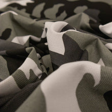 Load image into Gallery viewer, Printed Cotton Heavy Canvas Deadstock - Grey &amp; Black
