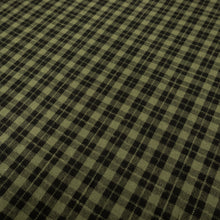 Load image into Gallery viewer, Brushed Cotton Plaid Deadstock - Green &amp; Black
