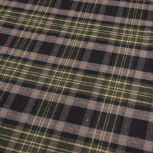 Load image into Gallery viewer, Brushed Cotton Plaid Deadstock - Grey, Bottle &amp; Navy
