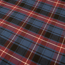 Load image into Gallery viewer, Brushed Cotton Plaid Deadstock - Blue, Wine, Black &amp; Cream
