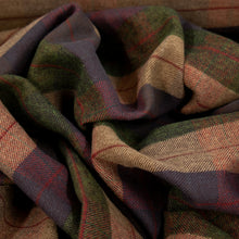 Load image into Gallery viewer, Brushed Cotton Plaid Deadstock - Raisin, Biscuit &amp; Khaki
