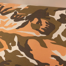 Load image into Gallery viewer, Printed Cotton Ripstop Deadstock - Camo Peach Pink &amp; Taupe

