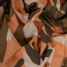 Load image into Gallery viewer, Printed Cotton Ripstop Deadstock - Camo Peach Pink &amp; Taupe
