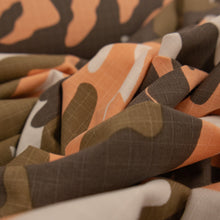Load image into Gallery viewer, Printed Cotton Ripstop Deadstock - Camo Peach Pink &amp; Taupe

