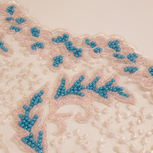 Load image into Gallery viewer, High Class Beading - White &amp; Turquoise
