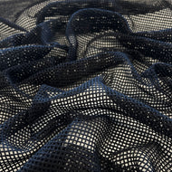 Maui Mesh Cotton Lace - Black