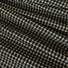 Load image into Gallery viewer, Cotton Crinkle Mini Check - Courtier
