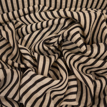 Load image into Gallery viewer, Mini Seersucker Stripe - Black &amp; Natural
