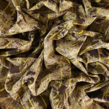 Load image into Gallery viewer, Bleach Effect Cotton Plaid Check - Nightshade Mustard
