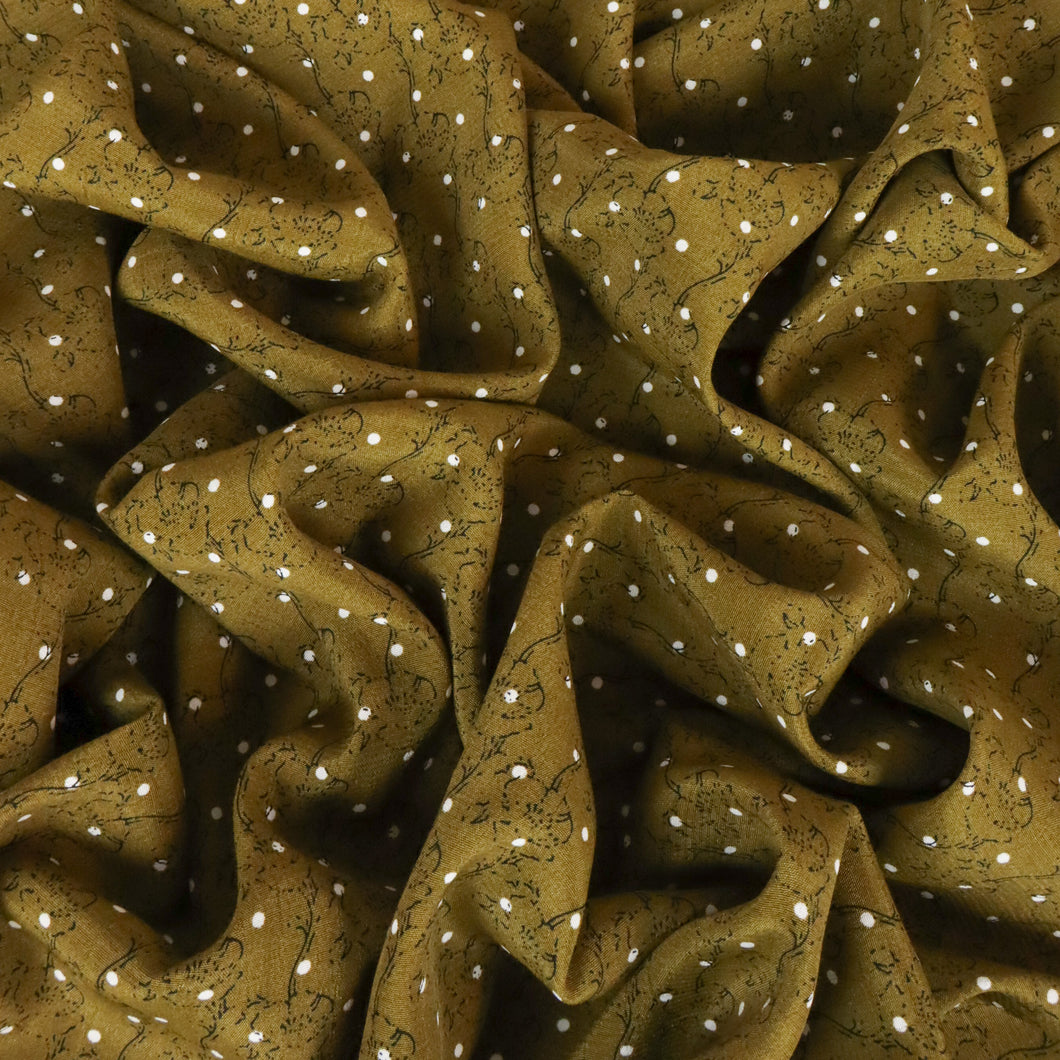 Viscose Print - Carrie Bronze