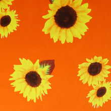 Load image into Gallery viewer, Cotton Rayon Sateen Print - Esplanade Sunflowers
