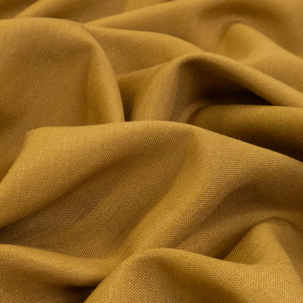 Pre-Washed Viscose Linen - Bronze