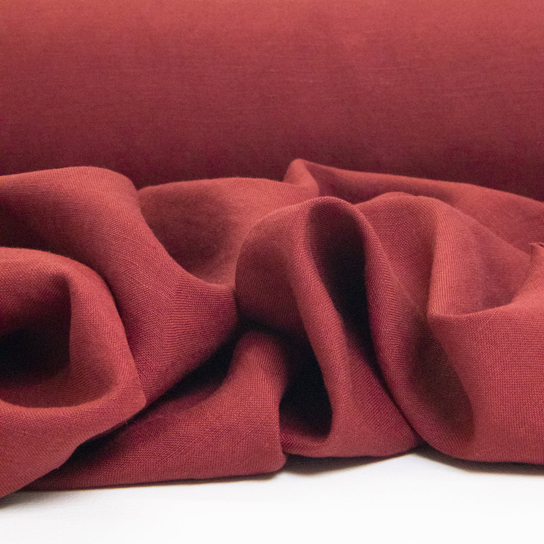 Lightweight Linen Viscose Slub - Terra (Limited Colour)