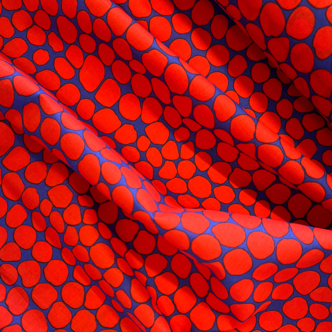 Limerick Cotton Print - Red