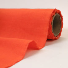 Load image into Gallery viewer, Washed Linen Cotton - Tangerine (Last Chance Colour)
