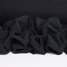 Load image into Gallery viewer, Linen Cotton Self Stripe Knit - Black
