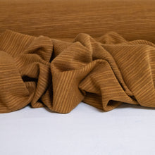 Load image into Gallery viewer, Linen Cotton Self Stripe Knit - Ginger
