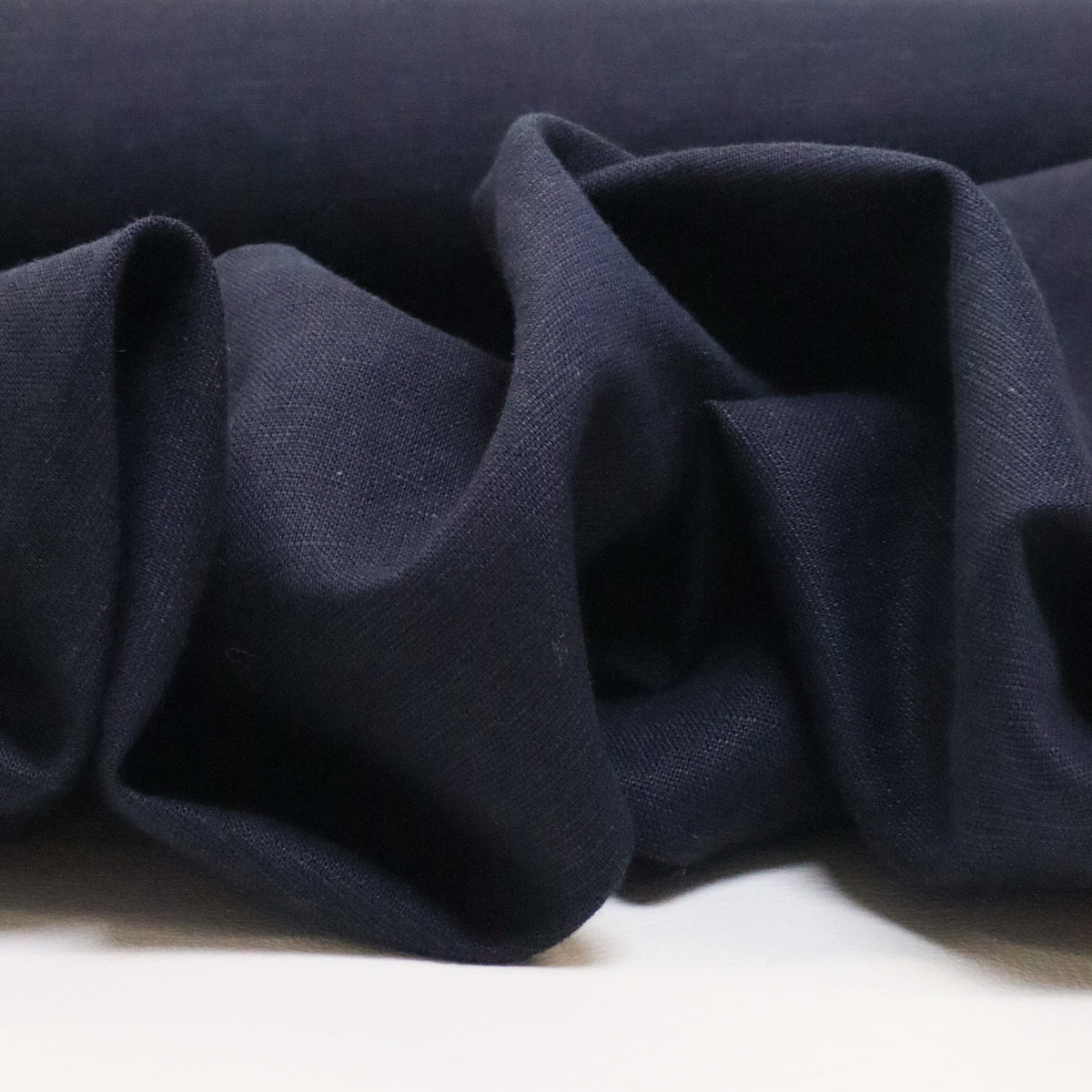Washed Linen Cotton - Ink – Fabric Box