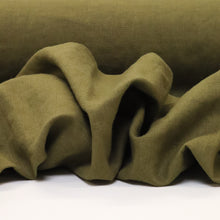 Load image into Gallery viewer, Washed Linen Cotton - Olive
