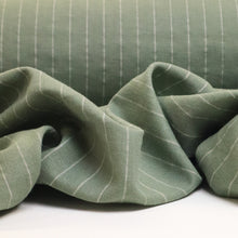 Load image into Gallery viewer, Linen Cotton Yarn Dyed Pinstripe - Sage
