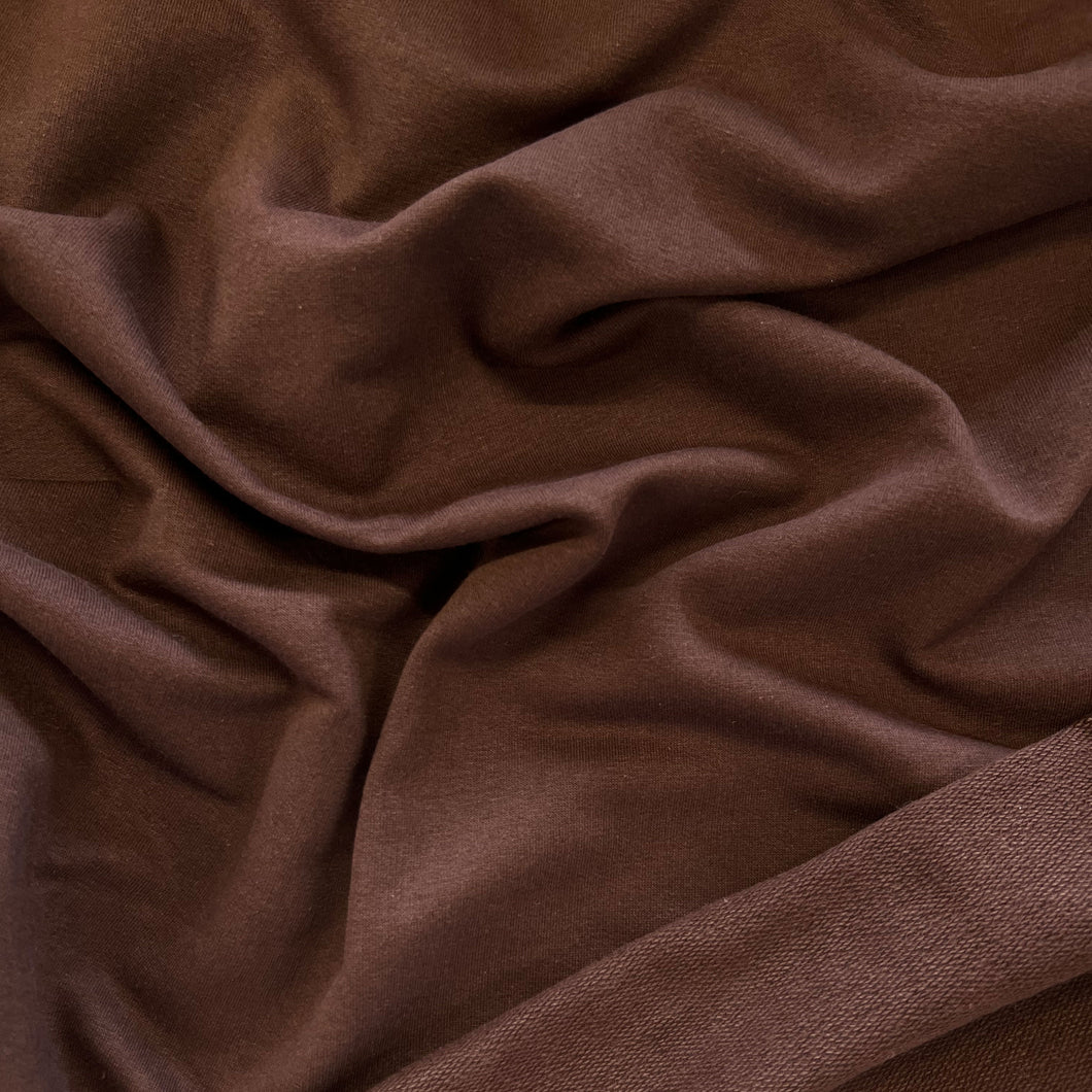 Loop Back Sweatshirt Jersey - Chocolate