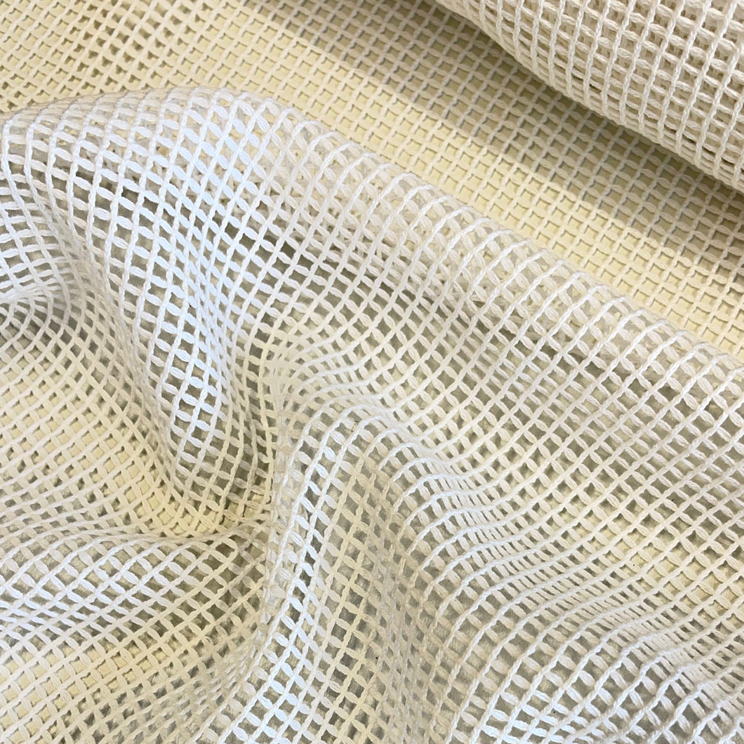 Maui Mesh Cotton Lace - White