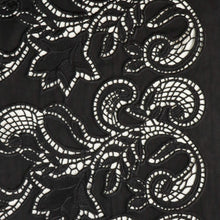 Load image into Gallery viewer, Medina Embroidered Cotton Designer End – Black
