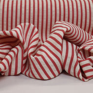 Mini Seersucker Stripe - Pink Red