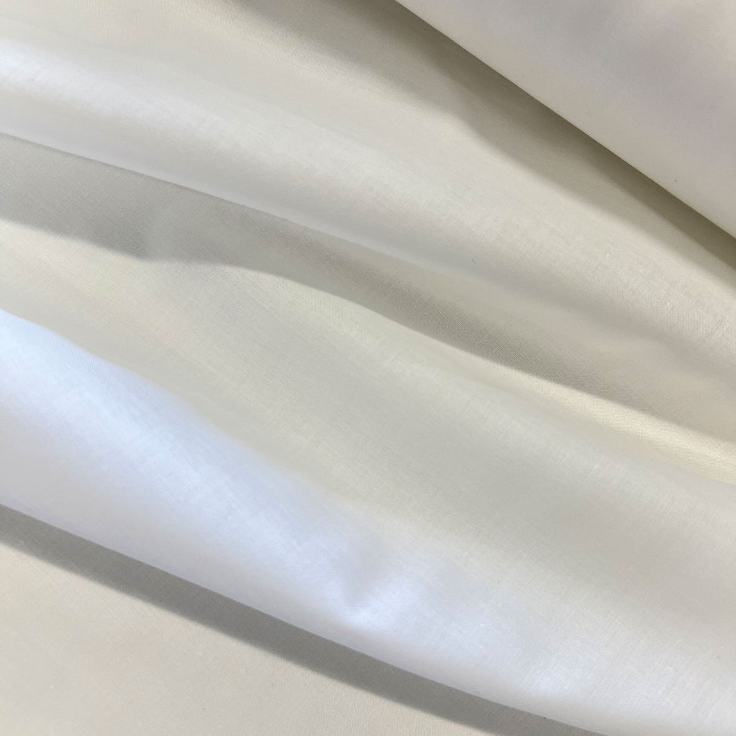 Organic Cotton Lawn - White