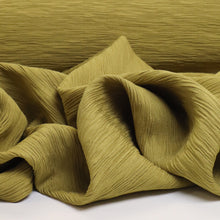 Load image into Gallery viewer, Viscose Crinkle Crepe - Olive
