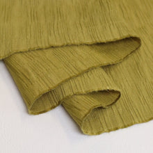Load image into Gallery viewer, Viscose Crinkle Crepe - Olive
