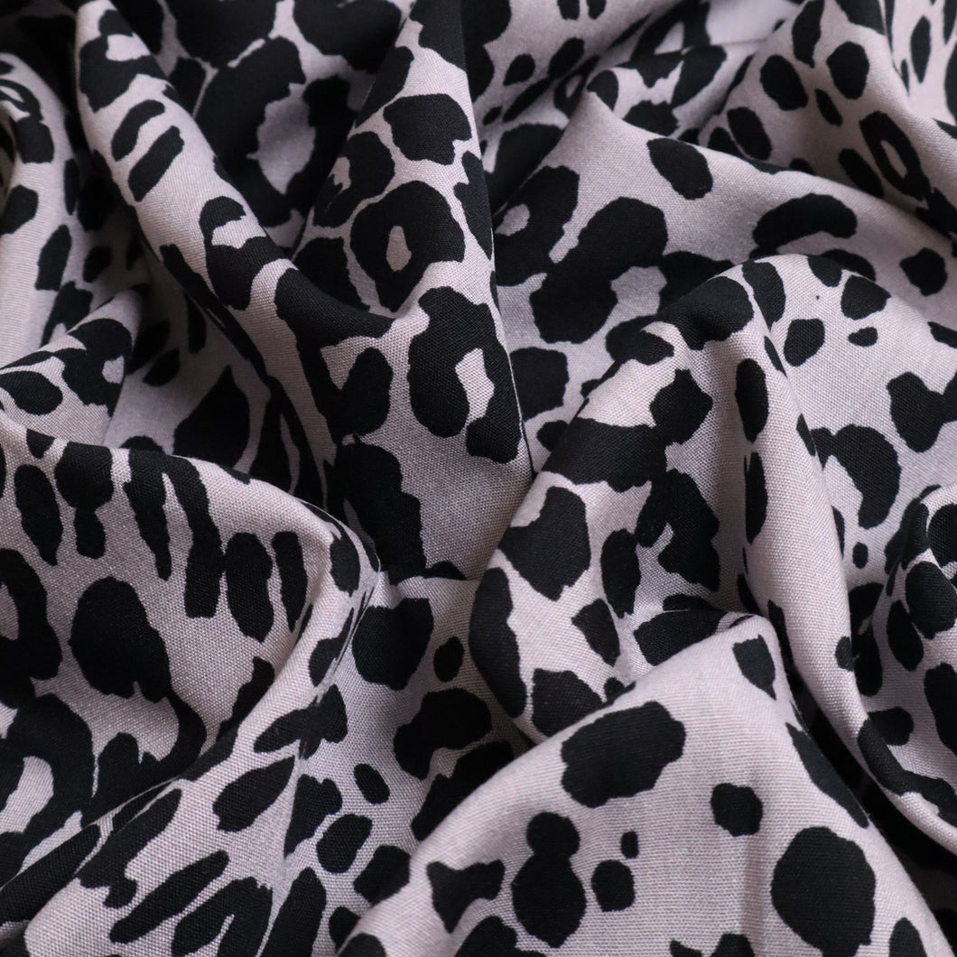 Panthera Rayon Print Deadstock - Grey