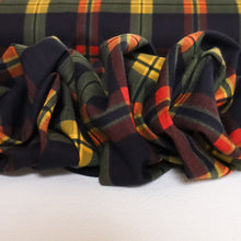Load image into Gallery viewer, Plaid Cotton Lawn Deadstock - Black, Khaki &amp; Orange
