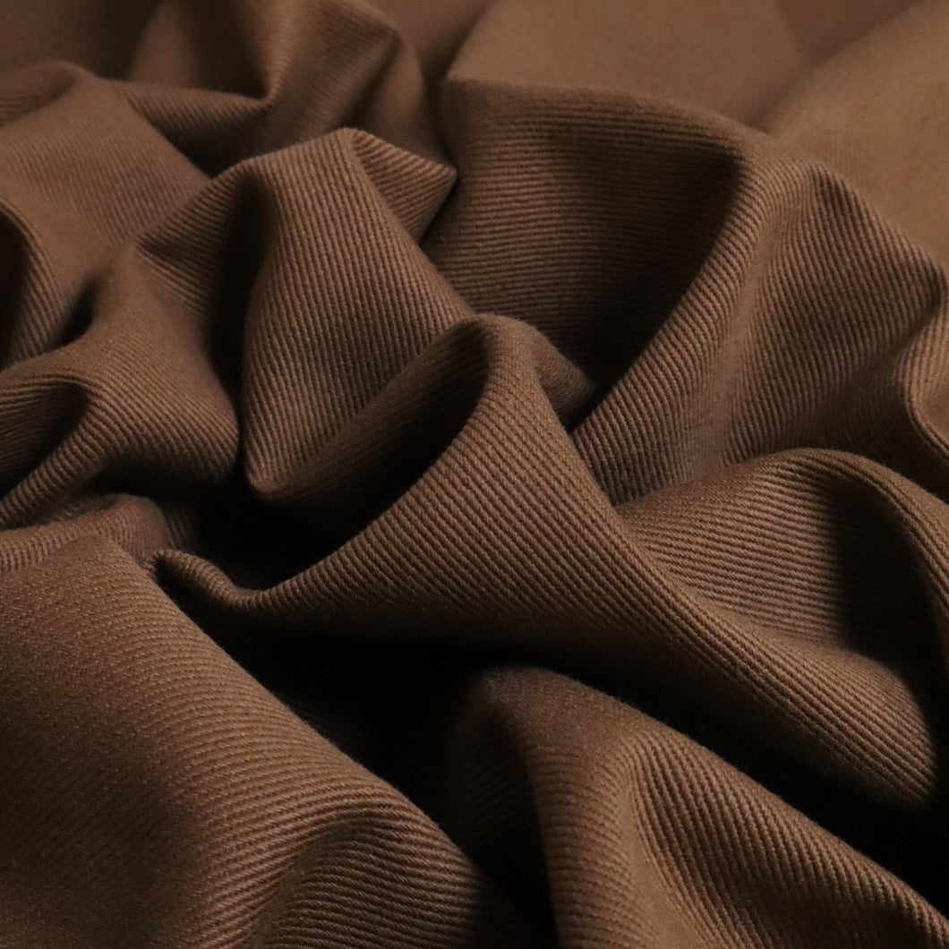 Premium Heavy Weight Cotton Drill - Walnut (Restocking Soon)