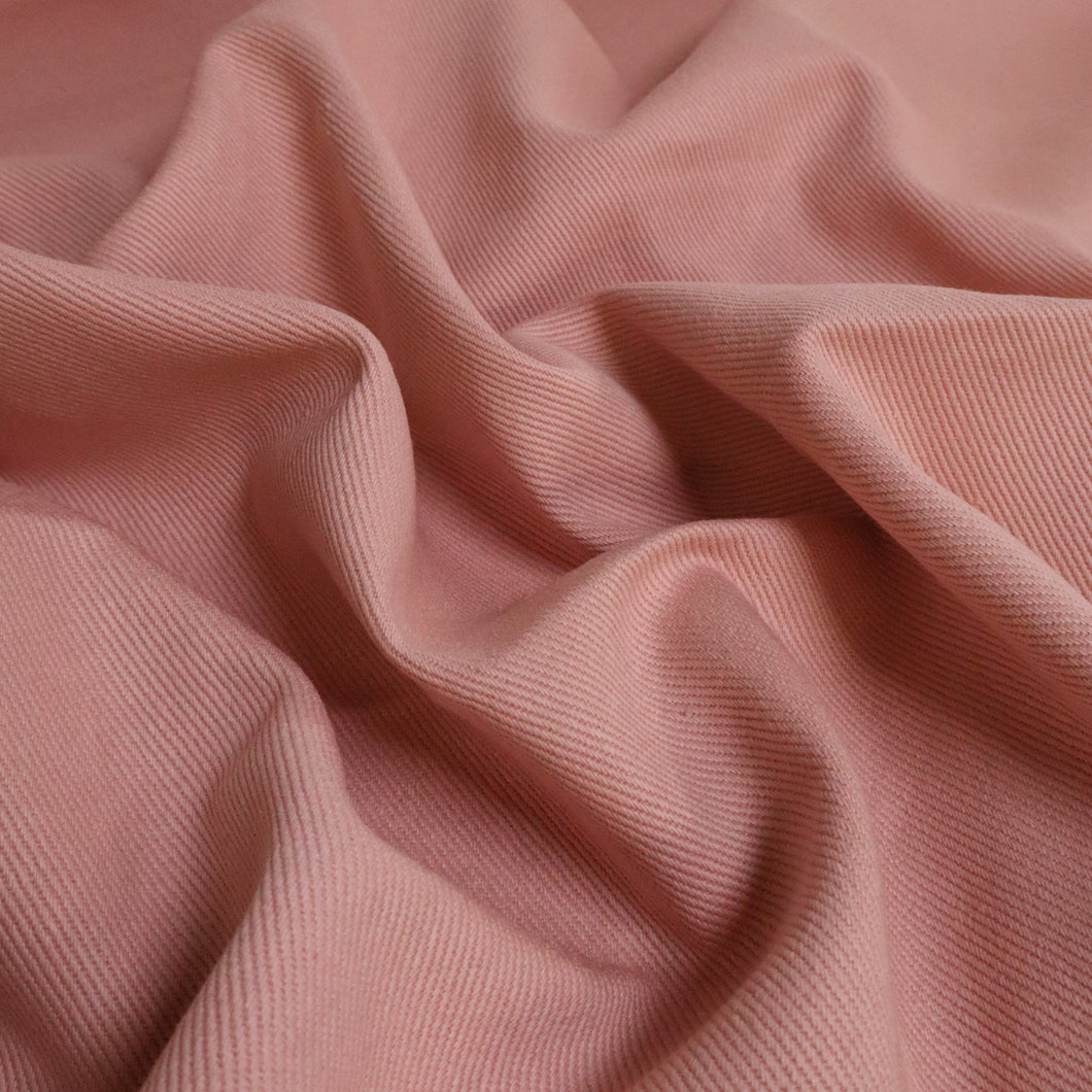 Premium Heavy Weight Cotton Drill - Dusky Pink (Restocking Soon)