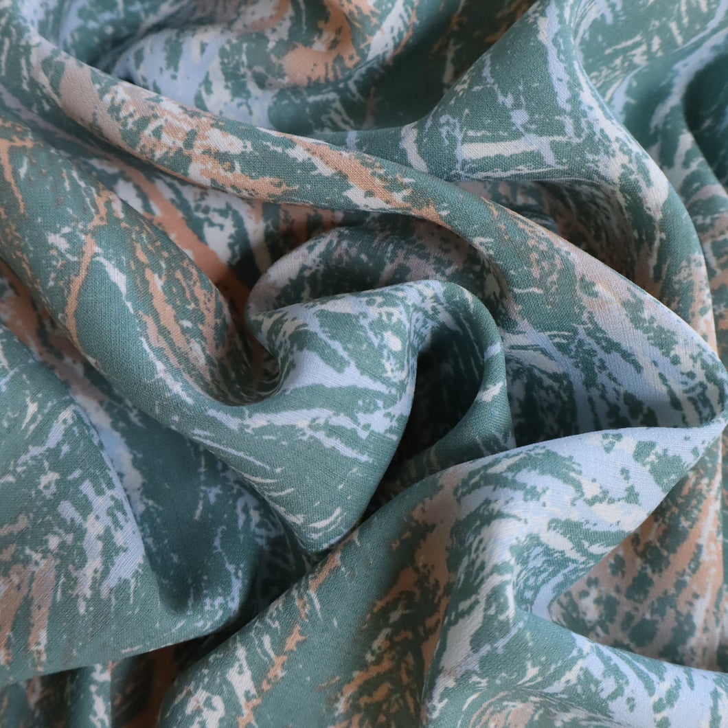 Printed Georgette Deadstock - Winsate Mint