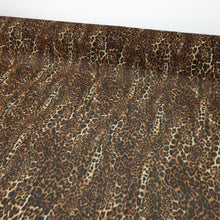Load image into Gallery viewer, Printed Viscose Power Mesh Designer End - Petit Leopard
