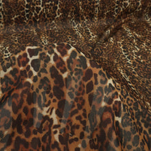 Load image into Gallery viewer, Printed Viscose Power Mesh Designer End - Petit Leopard
