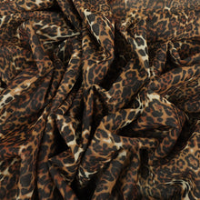 Load image into Gallery viewer, Printed Viscose Power Mesh Designer End - Petit Leopard
