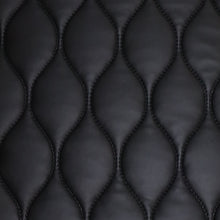 Load image into Gallery viewer, Quilted Pleather &amp; Faux Fur Coating - Black

