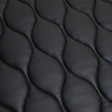 Load image into Gallery viewer, Quilted Pleather &amp; Faux Fur Coating - Black
