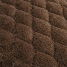 Load image into Gallery viewer, Quilted Pleather &amp; Faux Fur Coating - Black
