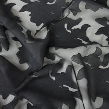 Load image into Gallery viewer, Rockaway Silk Viscose Designer End – Black Burnout
