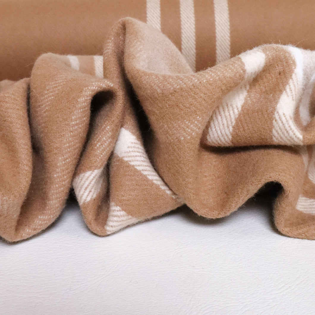 Wool Blend Coating - Roslin Camel